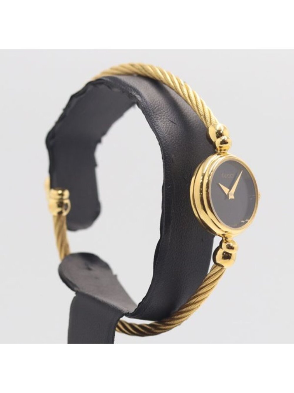 Gucci Quartz Bangle Watch Black Dial Nam - Picture 2 of 4